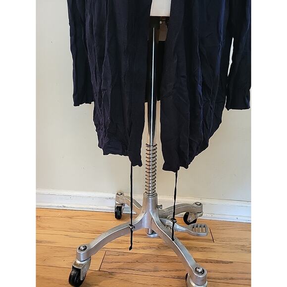 Tribekka 44 Draped Open Front Cardigan sweater black size 3x - Picture 4 of 8